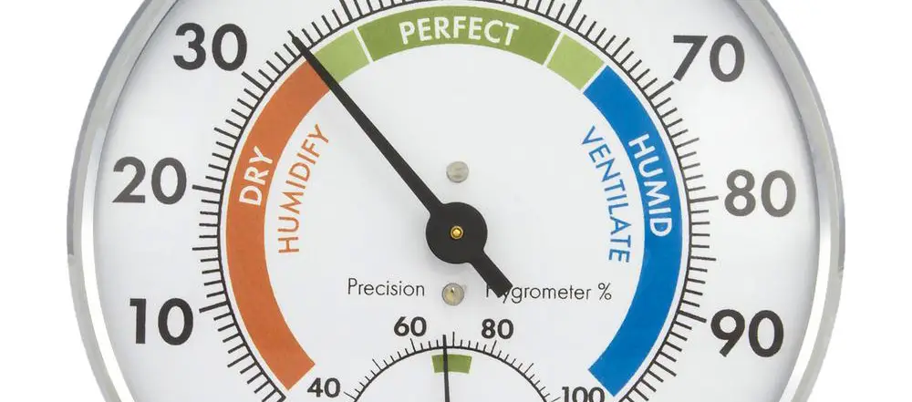 Hygrometer tool use for marijuana