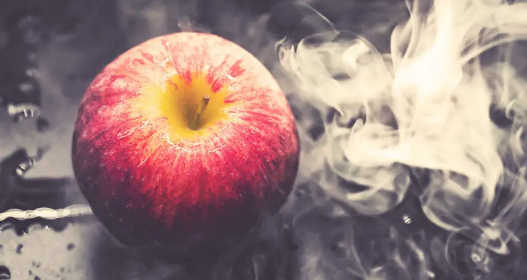 Apple with Smoke