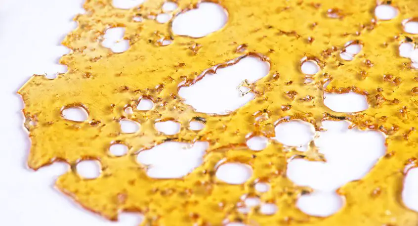 cannabis oil concentrate shatter