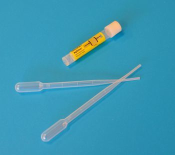 Pipettes and transporttube for the collection and transportation of urine samples.